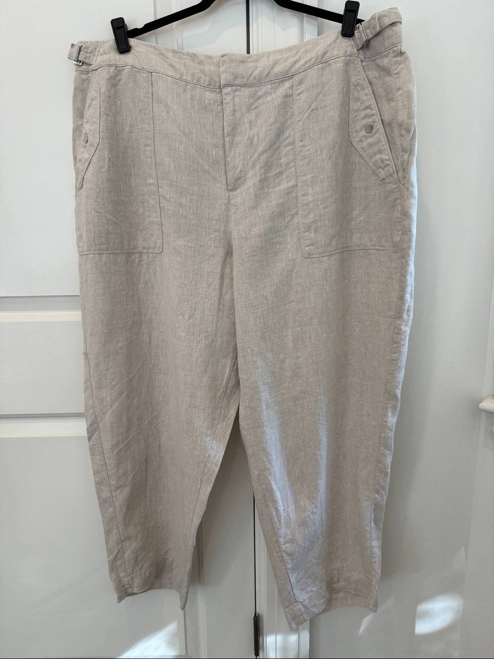 Athleta Voyager Linen Pants Undyed Size 20